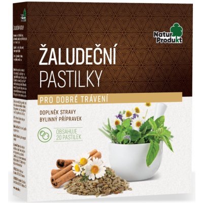Naturprodukt Žaludeční pastilky 20 pastilek – Hledejceny.cz