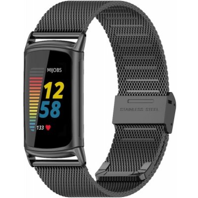 VSECHNONAMOBIL 112690 MILANESE Kovový řemínek pro Fitbit Charge 6 / Charge 5 černý – Hledejceny.cz
