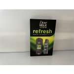Dove Men+Care Extra Fresh sprchový gel na tělo a obličej 250 ml + antiperspirant ve spreji 150 ml kosmetická sada – Hledejceny.cz
