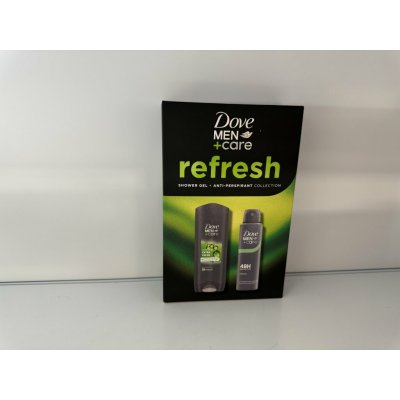 Dove Men+Care Extra Fresh sprchový gel na tělo a obličej 250 ml + antiperspirant ve spreji 150 ml kosmetická sada – Hledejceny.cz