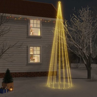 zahrada-XL Vánoční strom s hrotem 1 134 teple bílých LED diod 800 cm