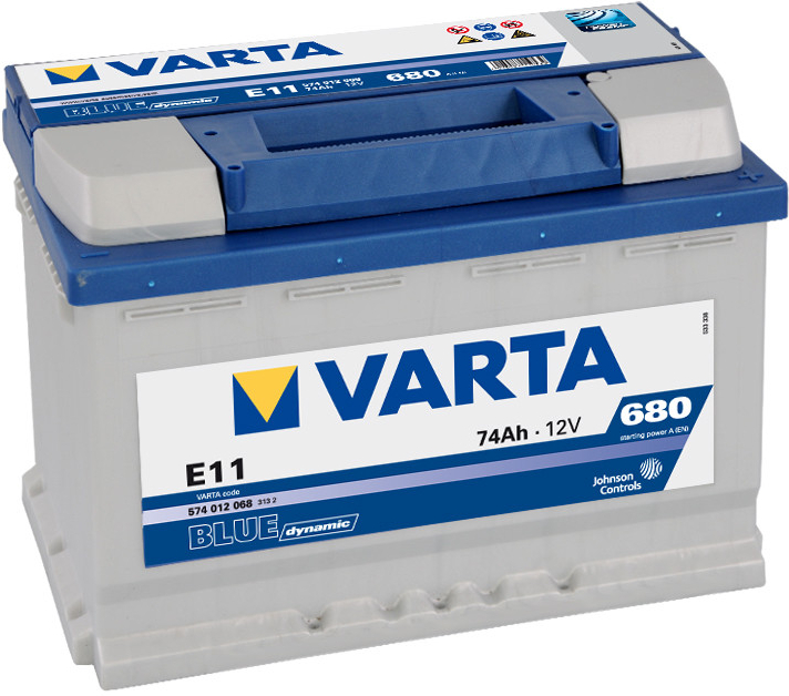 Varta Blue Dynamic 12V 74Ah 680A 574 012 068 od 1 909 Kč - Heureka.cz
