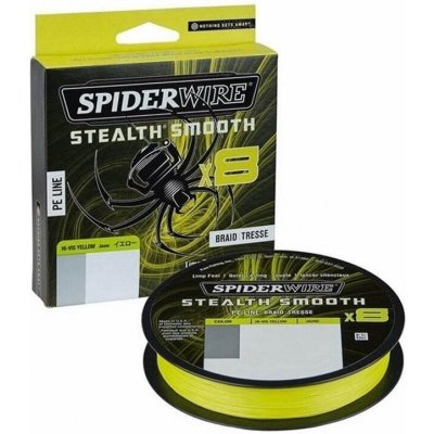 Spiderwire Šňůra Stealth Smooth 8 Žlutá 150m 0,13mm 12,7kg – Hledejceny.cz
