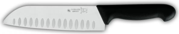 Giesser Nůž japonského typu SANTOKU s výbrusy v čepeli 18 cm