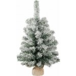 Stromček MagicHome Vianoce Snowy jedľa v jute zasnežený 60 cm – Zboží Mobilmania