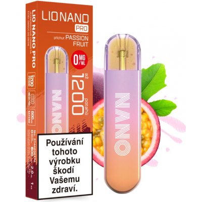 iJoy Lio Nano Pro 1200 Passion Fruit 0 mg 1200 potáhnutí – Hledejceny.cz