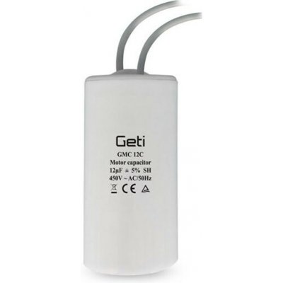Kondenzátor rozběhový 12uF 450V GETI GMC 12C – Sleviste.cz