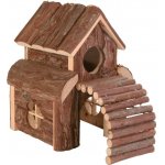 Natural Living dřevěný domek dvoupatrový FINN 13 x 20 x 20 cm – Zboží Mobilmania