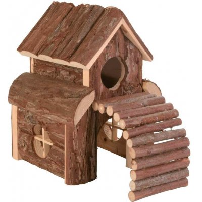 Natural Living dřevěný domek dvoupatrový FINN 13 x 20 x 20 cm – Zboží Mobilmania