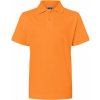 Dětské tričko James & Nicholson Dětská polokošile classic Polo junior Oranžová