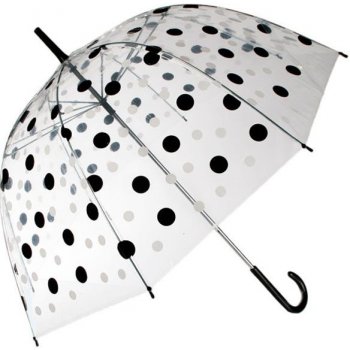 Cixi F1929/61 dámský průhledný deštník černé puntíky od 299 Kč - Heureka.cz