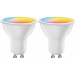 Aigostar B.V. SADA 2x LED RGBW Stmív. žárovka MESH Smart GU10/6,5W/230V 2700-6500K - AI1829 – Sleviste.cz