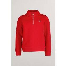 Gant Shield Half Zip Sweat Bright Red