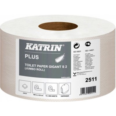 Katrin Plus Gigant 180 mm bílý / 2-vrstvý 12 ks