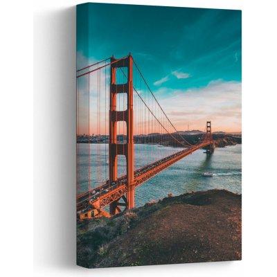 Obraz- Golden Gate, San Francisco, jednodílný 20x30 cm – Hledejceny.cz