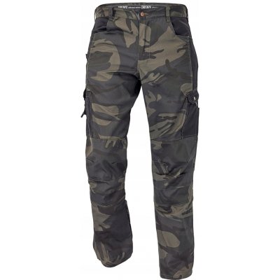 Cerva Maskáčové kalhoty CRAMBE camoflage gray – Zboží Dáma