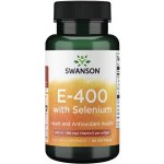 Swanson Vitamin E se selenem 400 IU & 50 µg 90 softgel kapslí – Hledejceny.cz