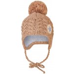 Little Angel čepice pletená zavazovací copánky LA Outlast červená – Sleviste.cz