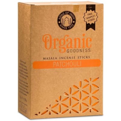 Song of India Vonné tyčinky Organic Masala Patchouli 15 g – Hledejceny.cz