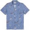 Pánská Košile Reyn Spooner South Seas Camp shirt Infinity blue