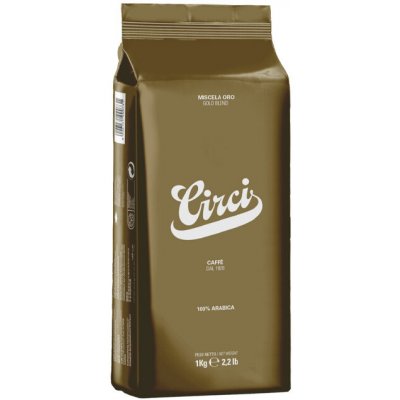 Circi Káva ORO zlatá 100% Arabica zrnková 1 kg – Hledejceny.cz