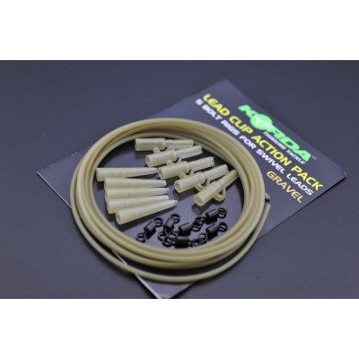 Korda Hotové montáže Lead Clip Action Pack Clay 5 ks – Zboží Dáma