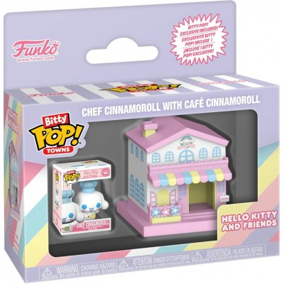 Funko Bitty POP! Towns: Hello Kitty And FriendsChef Cinnamoroll With Café Cinnamoroll – Hledejceny.cz