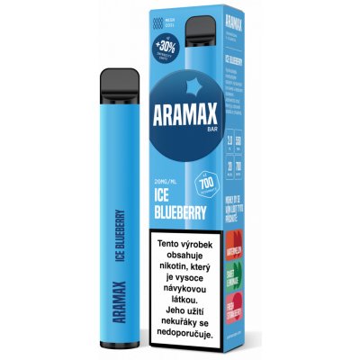 Aramax Bar 700 Ice Blueberry 20 mg 700 potáhnutí 1 ks – Zbozi.Blesk.cz