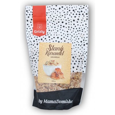 Grizly by @mamadomisha Granola Slaný karamel by @mamadomisha 300 g – Zboží Dáma