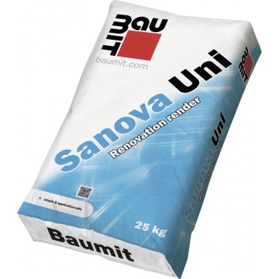 Baumit SanovaUni - sanační omítka pro interiér i exteriér - 25 kg balení 25 kg 1 ks – Hledejceny.cz