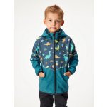 Unuo dětská softshellová bunda s fleecem Slim Dinosauři kobaltová – Zboží Dáma