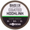 Rybářské lanko Korda Šňůra potahovaná Basix Coated Hooklink 10m 18lb