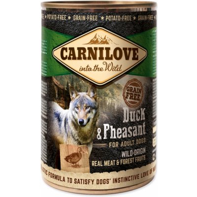Konzerva CARNILOVE Dog Wild Meat Duck & Pheasant 400 g