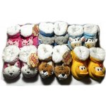 Bačkůrky, papučky nad kotník dětské pohádkové 3d sada 6 párů – Sleviste.cz