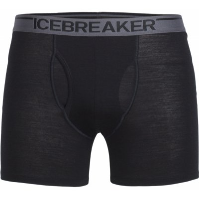 Icebreaker Mens Anatomica boxers w Fly BlackMonsoon – Zboží Mobilmania