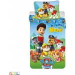 Jerry Fabrics povlečení Tlapková Patrola 137 PAW PATROL zelenomodré bavlna hladká 140x200 70x90 – Sleviste.cz