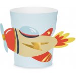 PartyDeco Papírové návleky na skleničky Letadlo – Zboží Dáma