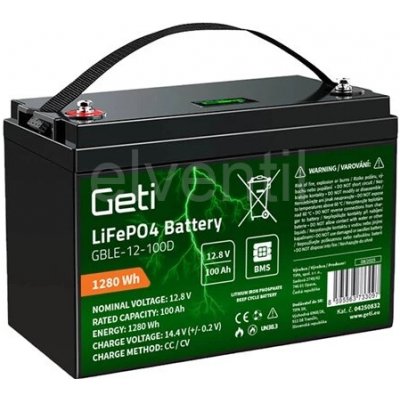 GETI LiFePO4 12,8V 100Ah GBLE-12-100D – Zboží Živě
