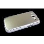 Pouzdro Puro Metal Samsung i9300 Galaxy S III bílé – Hledejceny.cz