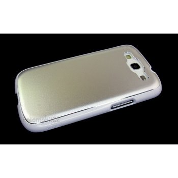 Pouzdro Puro Metal Samsung i9300 Galaxy S III bílé