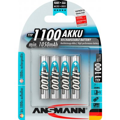 Ansmann Micro AAA 1100mAh 4ks 07521 – Zboží Živě