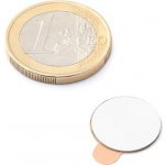 Samolepicí ocelový plech D15 × 0,55 mm, protikus pro magnet – Sleviste.cz