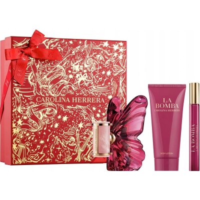Carolina Herrera La Bomba balzám 100 ml + miniaturka 10 ml + EDP 80 ml – Zboží Dáma