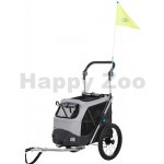 Trixie Vozík za kolo s funkcí rychlého skládání šedý 74 x 95 x 103 143 cm – Zbozi.Blesk.cz