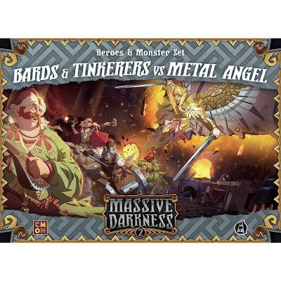 Cool Mini or Not Massive Darkness 2: Bards and Tinkerers vs Metal Angel – Zboží Mobilmania