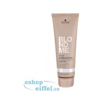 Schwarzkopf Blondme bezsulfátový šampon pro studené odstíny blond bez sulfátů Tone Enhancing Bonding Shampoo 250 ml