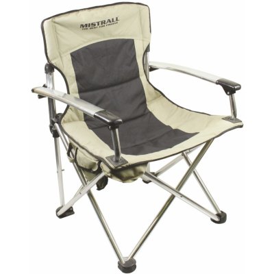 Mistrall rybářská židle hnědá s područkami – Zboží Dáma