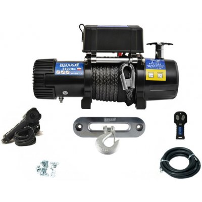HUSARWINCH Naviják Husar Winch BST 8500, 12V, Syntetické lano | Zboží Auto