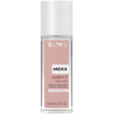 Mexx Simply Woman dezodorant sklo 75 ml – Zbozi.Blesk.cz