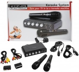 Karaoke sada KÖNIG HAV KM11 2x mikrofon černá od 1 049 Kč - Heureka.cz